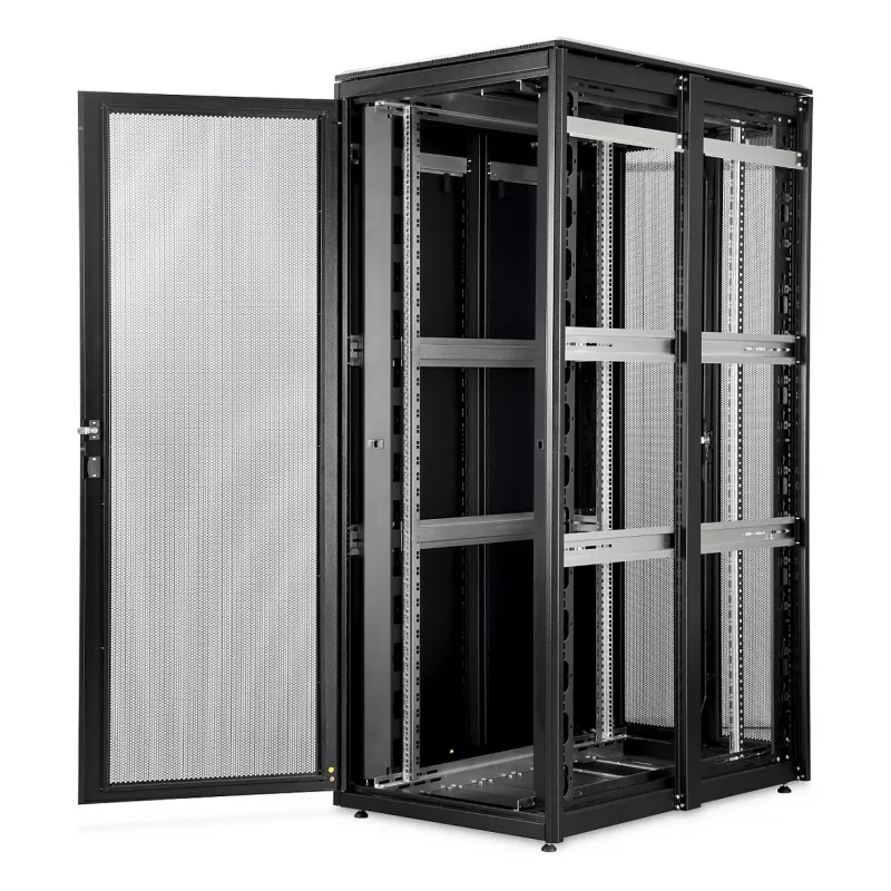 42HE servera skapis Unique Server-N 2053x800x1200mm melns.