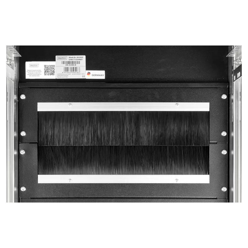 42HE servera skapis Unique Server-N 2053x800x1200mm melns.