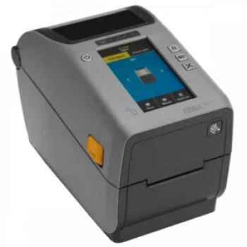 Zebra ZD611, 8 punkti/mm (203 dpi), Displejs (krāsains), RFID, EPLII, ZPLII, USB, BT (BLE), Ethernet etiķešu printeris, termopārnese, Izšķirtspēja: 8 punkti/mm (203 dpi), maksimālais datu nesēja platums: 60 mm