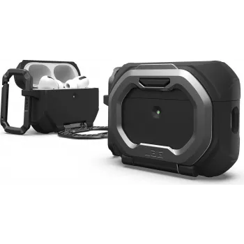 UAG Urban Armor Gear Monarch futrālis | Apple AirPods Pro 3 | melns/sudrabains | 104131114034 (104131114034)