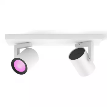Philips Hue balta&Col. Amb. Argenta Spot 2 flg. balta 2x4.2W.
