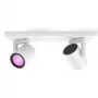 Philips Hue balta&Col. Amb. Argenta Spot 2 flg. balta 2x4.2W.