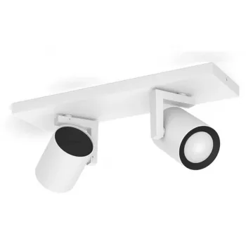 Philips Hue balta&Col. Amb. Argenta Spot 2 flg. balta 2x4.2W.
