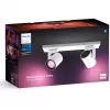 Philips Hue balta&Col. Amb. Argenta Spot 2 flg. balta 2x4.2W.