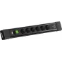 BACHMANN CONNECTUS 6xCEE7/3 1x slēdzis, 1xUSB C/C 45W L=2,0m CEE7/7 melns (BM0022772)