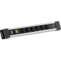 BACHMANN CONNECTUS 6xCEE7/3 1x slēdzis, 1xUSB C/C 65W L=2,0m CEE7/7 Pelēks (BM0022776)