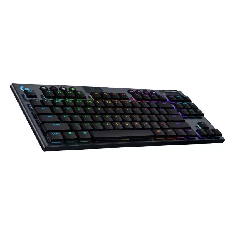Logitech G915 X LIGHTSPEED TKL bezvadu spēļu tastatūra melna (FR)