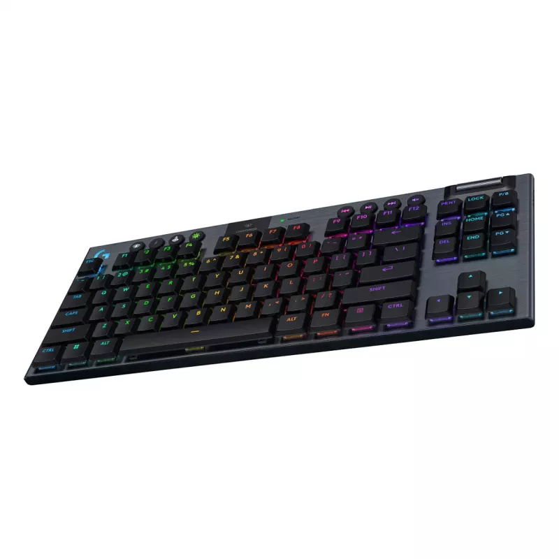 Logitech G915 X LIGHTSPEED TKL bezvadu spēļu tastatūra melna (FR)