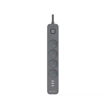 Tracer 47685 Power Line+ 5m (4 kontaktligzdas +3x USB A)