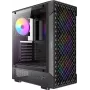 ANTEC VX-320 ARGB ATX, Micro-ATX, ITX vidustorņa spēļu PC korpuss, melns (0-761345-10234-6)