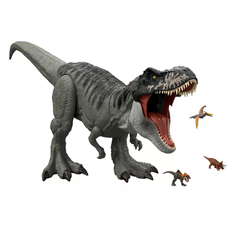 Jurassic World Rebirth Super Colossal Tyrannosaurus Rex Action Figure, T-Rex Dinozauru Filmas Rotaļlieta