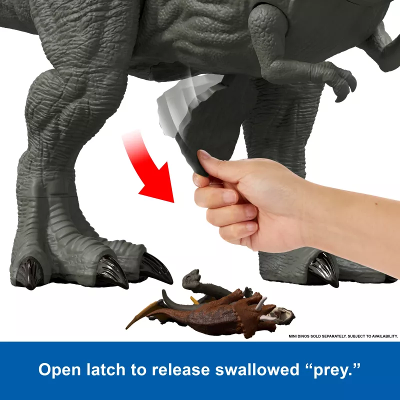 Jurassic World Rebirth Super Colossal Tyrannosaurus Rex Action Figure, T-Rex Dinozauru Filmas Rotaļlieta