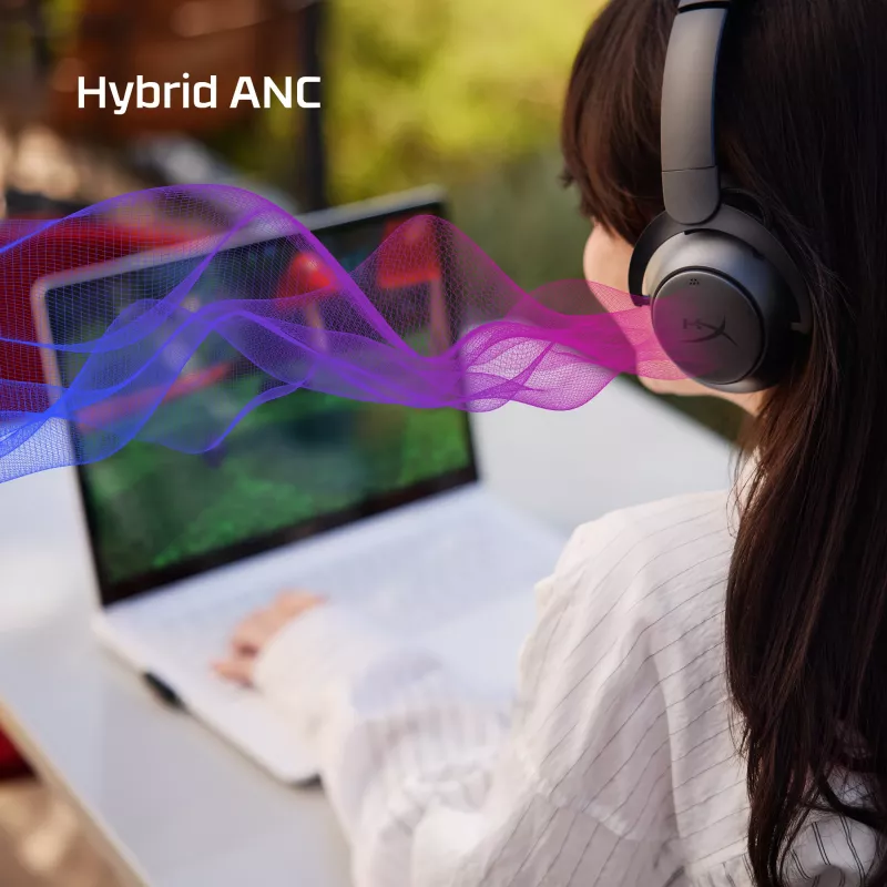 HyperX Cloud MIX 2 - Spēļu austiņas (melnas), vadu un bezvadu, spēlēm, 20–20000 Hz, 270 g, austiņas, melnas