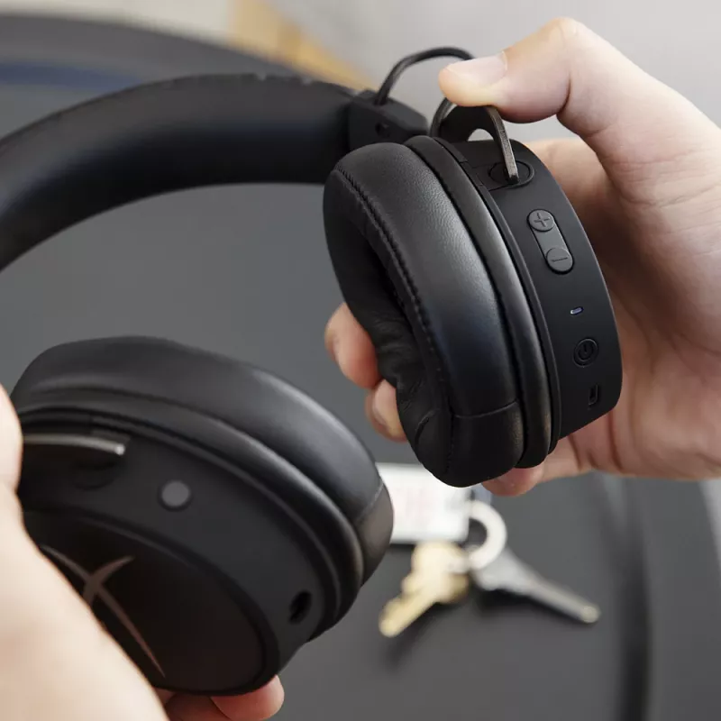 HyperX Cloud MIX 2 - Spēļu austiņas (melnas), vadu un bezvadu, spēlēm, 20–20000 Hz, 270 g, austiņas, melnas