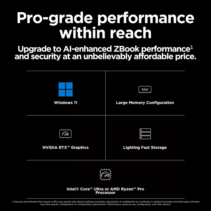 HP ZBook Power G11 A mobilā darbstacija, AMD Ryzen 7 PRO 8845HS, 16 collu WUXGA, 16GB DDR5, 512GB SSD, NVIDIA RTX 1000 Ada 6GB, Windows 11 Pro