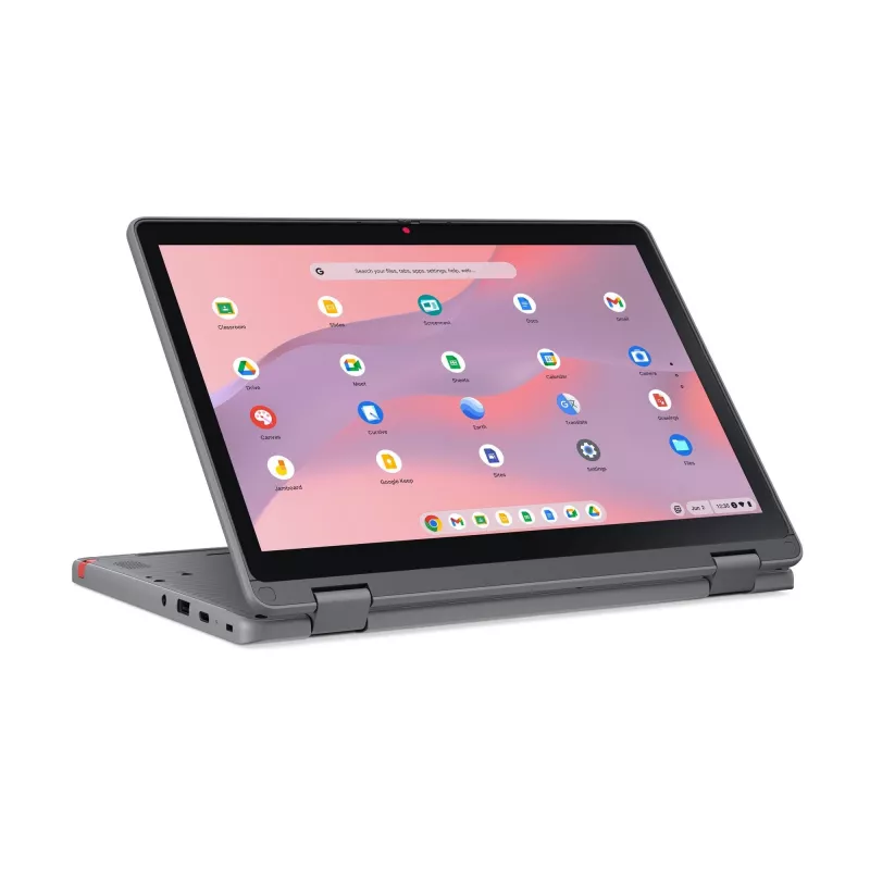 Lenovo Chrome 500e 2in1 G5 M89 MediaTek Kompanio 540 Chromebook 31 cm (12.2 inch) Skārienjutīgs WUXGA 8 GB LPDDR5x-SDRAM 64 GB UFS Wi-Fi 6E (802.11ax) ChromeOS Angļu Pelēks