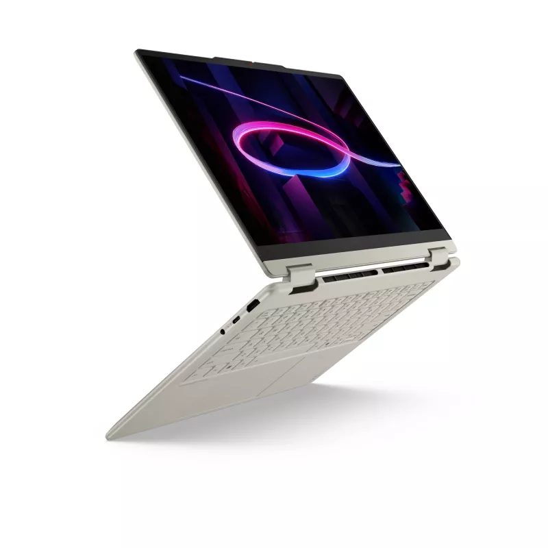 Lenovo Yoga 7 2-in-1 14IPH11 Copilot+ PC Intel Core Ultra 5 325 hibrīds (2-in-1) 35.6 cm (14 collu) skārienjūtīgs WUXGA 16 GB LPDDR5x-SDRAM 512 GB SSD Wi-Fi 7 (802.11be) Windows 11 Home vācu val. Seashell (krāsa)