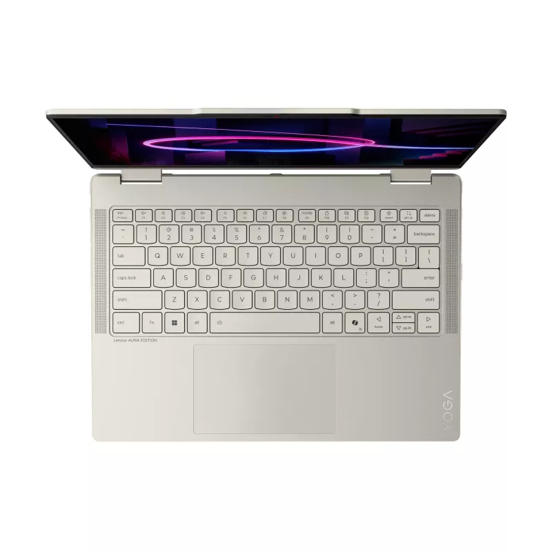 Lenovo Yoga 7 2-in-1 14IPH11 Copilot+ PC Intel Core Ultra 5 325 hibrīds (2-in-1) 35.6 cm (14 collu) skārienjūtīgs WUXGA 16 GB LPDDR5x-SDRAM 512 GB SSD Wi-Fi 7 (802.11be) Windows 11 Home vācu val. Seashell (krāsa)