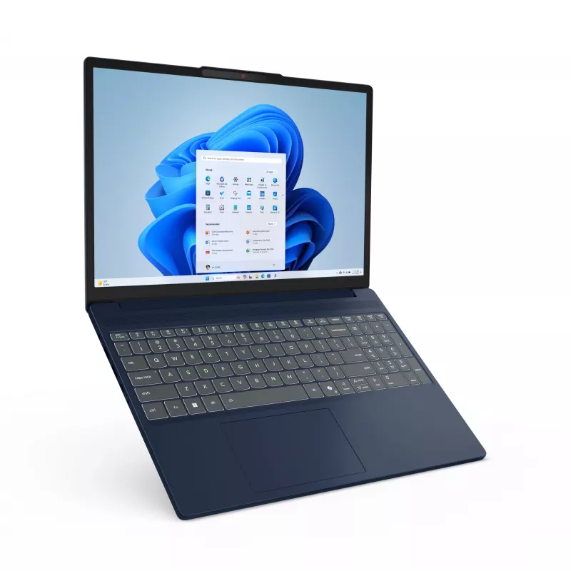 Lenovo IdeaPad plāns 3 15ARP10 AMD Ryzen™ 5 150 klēpjdators 38.9 cm (15.3 collas) WUXGA 16 GB DDR5-SDRAM 512 GB SSD Wi-Fi 7 (802.11be) Windows 11 Home vācu valodā zils