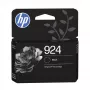 HP 924 melna oriģināla tintes kasetne, standarta ražība, melna, 1 gab., 500 lapas, 400 lapas, viena paka