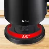 Tefal Thermo Protect KO1408E0 elektriskā tējkanna 1,5 L 1500 W Melna