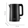 Tefal Thermo Protect KO1408E0 elektriskā tējkanna 1,5 L 1500 W Melna