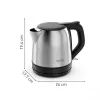 Tefal Subito Mini KO5S2DE0 elektriskā tējkanna 1 L 2400 W Melna, nerūsējošais tērauds