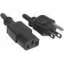 Hypertec 809030-HY strāvas kabelis, melns, 1,8 m, Power plug type B, C13 coupler