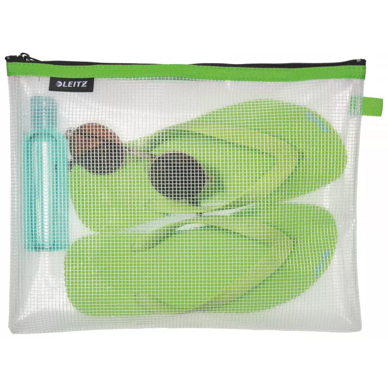 Leitz Travel Pouch ūdensizturīgs WOW Large, Unisex, aksesuāru soma, liels, rāvējslēdzējs, ūdensizturīgs, zaļš