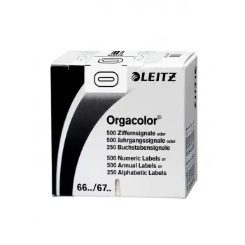 Leitz Orgacolor pašlīmējošā uzlīme Noapaļots taisnstūris Balta
