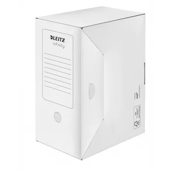 Leitz arhīva kaste Infinity FSC® 150 mm, balta, A4, 290 g, 150 x 330 x 255 mm