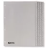 Rexel PP dalītāji, pelēki, ciparu, ciparu ciļņu rādītājs, polipropilēns (PP), pelēks, A4, 226 mm, 297 mm
