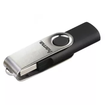 Hama 00181059 USB zibatmiņa 8 GB USB Type-A 2.0 Melns, Sudraba