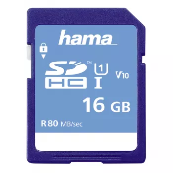 Hama 00181094 atmiņas karte 16 GB SDHC UHS-I 10. klase
