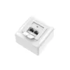 Hama 00300029 socket-outlet 2 x RJ-45 balta