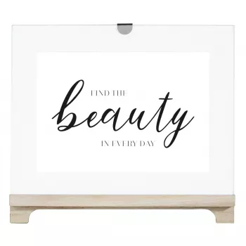Hama Beauty vienas bildes rāmis Caurspīdīgs, Balts