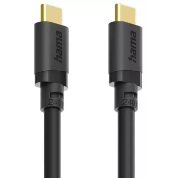 Hama 00202009 USB kabelis USB 3.2 Gen 1 (3.1 Gen 1) 1,5 m USB C 5 Gbit/s 240 W Melns