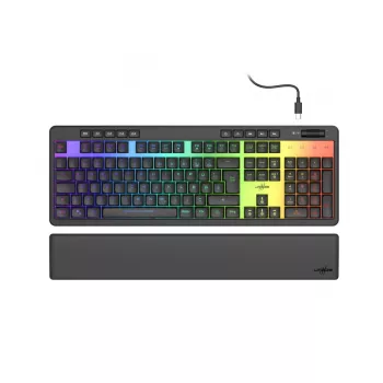 Hama 00217830 tastatūra spēlēm USB QWERTZ vācu melna