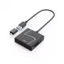 Hama 00200148 karšu lasītājs USB 3.2 Gen 1 (3.1 Gen 1) Type-A/Type-C melns