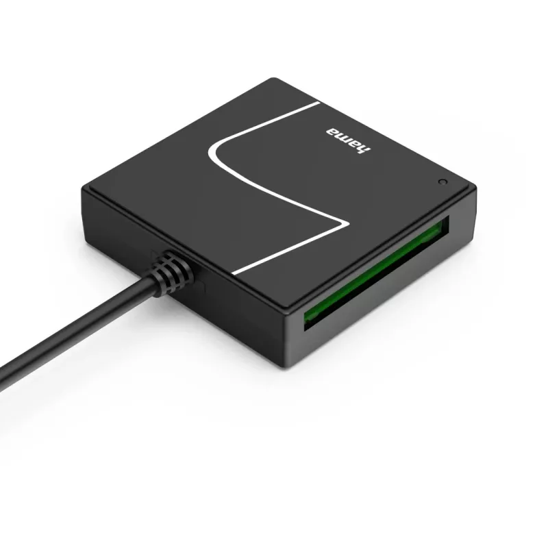 Hama 00200148 karšu lasītājs USB 3.2 Gen 1 (3.1 Gen 1) Type-A/Type-C melns