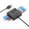 Hama 00200148 karšu lasītājs USB 3.2 Gen 1 (3.1 Gen 1) Type-A/Type-C melns