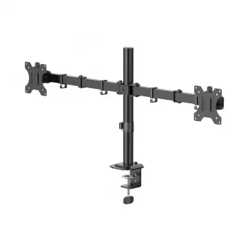 Hama monitora stiprinājums, 2 monitori, augstumā regulējams, grozāms/sasverams, 13 inch – 35 inch, melns