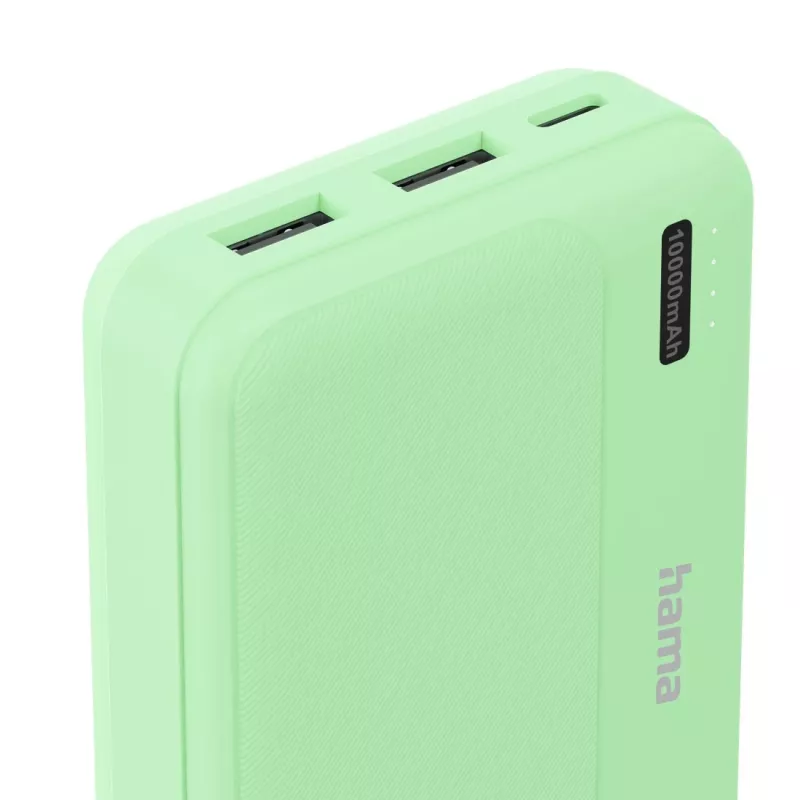 Hama Pocket 10 litija polimēru (LiPo) 10000 mAh zaļš