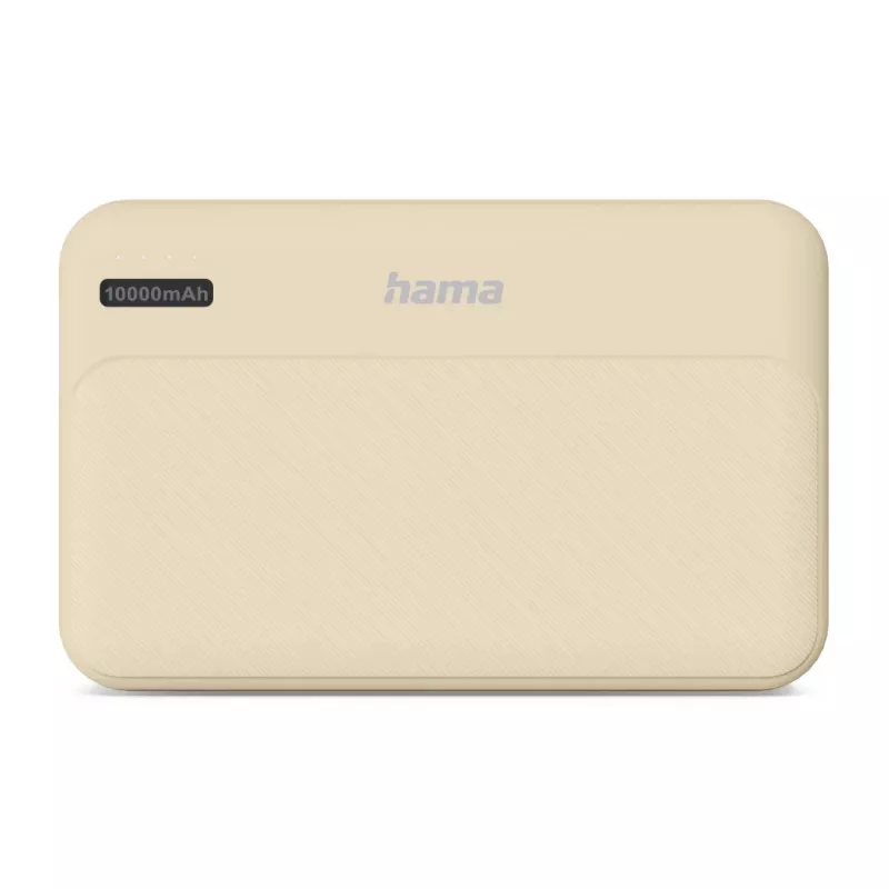 Hama Pocket 10 litija polimēra (LiPo) 10000 mAh smilšu krāsā