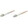 Intellinet optiskās šķiedras komutācijas kabelis, OM2, LC/LC, 5m, oranžs, duplekss, daudzmodu, 50/125 µm, LSZH, šķiedra, mūža garantija