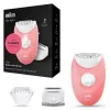 Braun Silk-epil 3-277 epilators, balts/rozā
