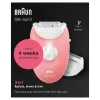 Braun Silk-epil 3-277 epilators, balts/rozā