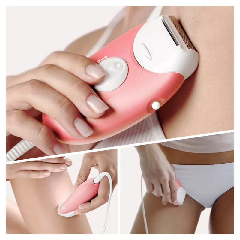 Braun Silk-epil 3-277 epilators, balts/rozā