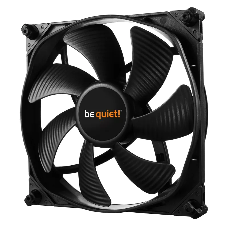 be quiet! SilentWings 3 datora korpusa ventilators 14 cm melns