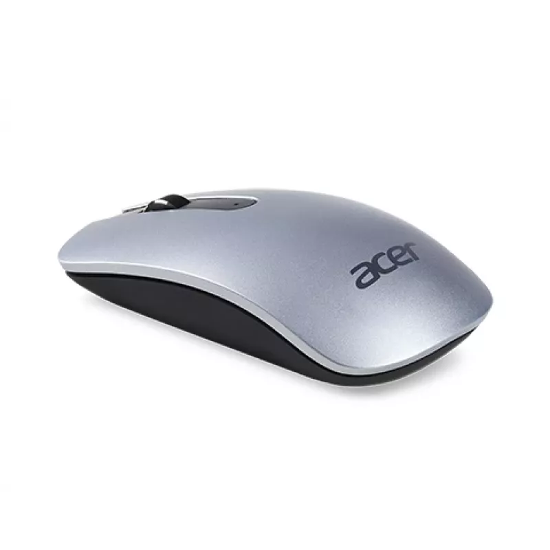 Acer Ultra-plāns bezvadu pele birojam, piemērota abām rokām, USB Type-A, optiska, 1000 DPI
